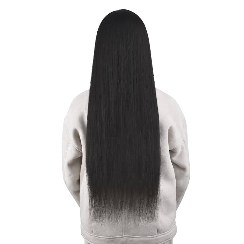 long human hair silk topper