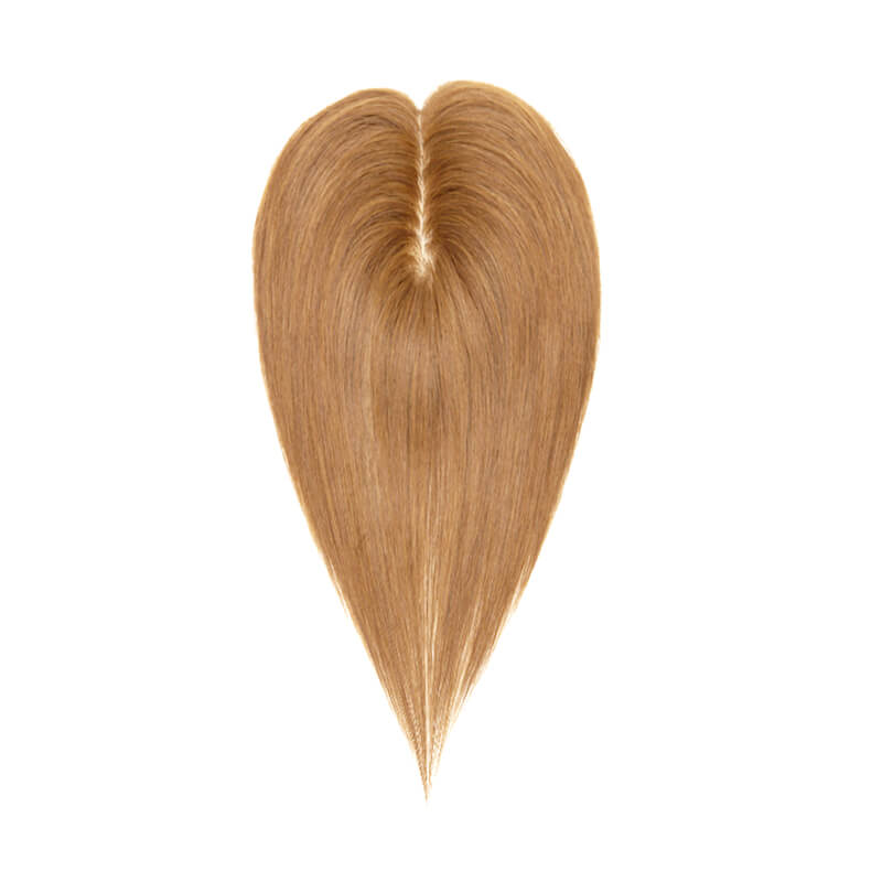 Light Auburn 10*12 Silk Base Human Hair Topper E-LITCHI
