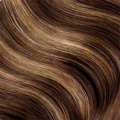 E-litchi Customization Order for 10X12cm mono topper #4P27 Medium Brown/Dark Blonde 16"