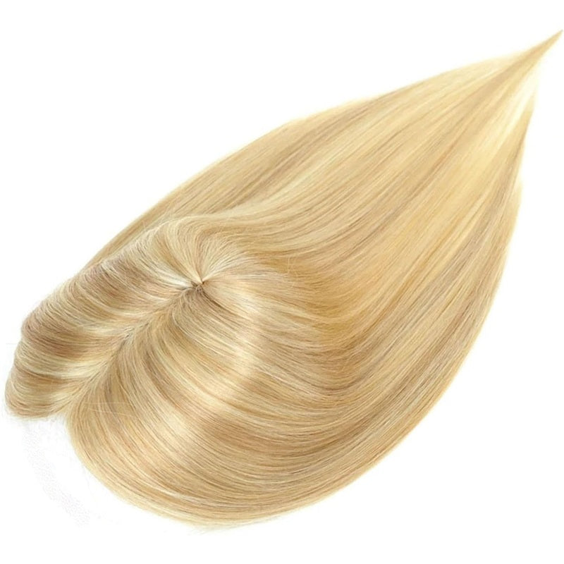 Invisible Human Hair Topper 7*10cm Base 10–18 Inch Natural Look