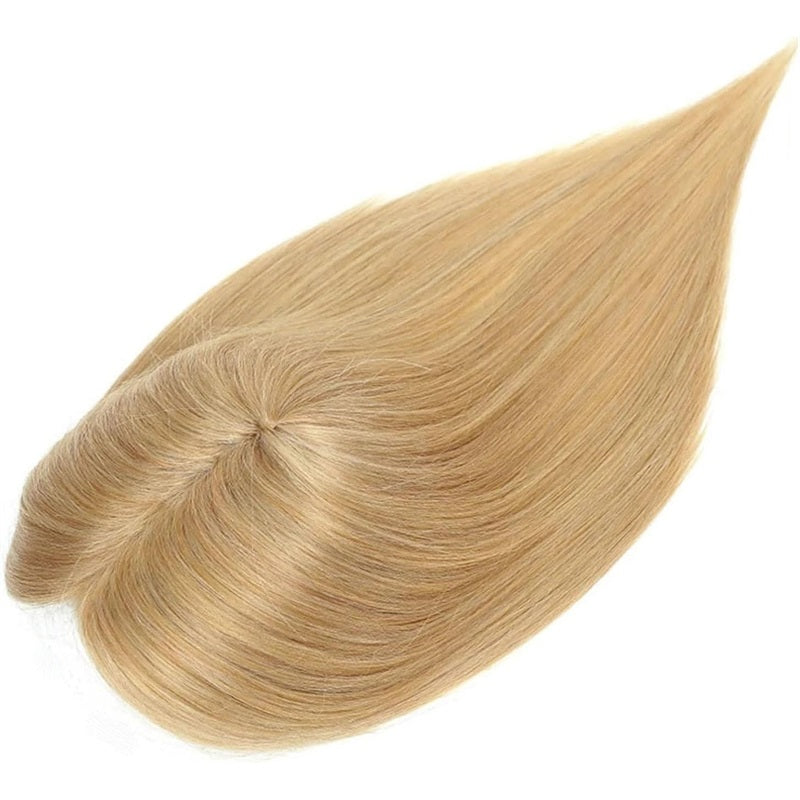 Invisible Human Hair Topper 7*10cm Base 10–18 Inch Natural Look
