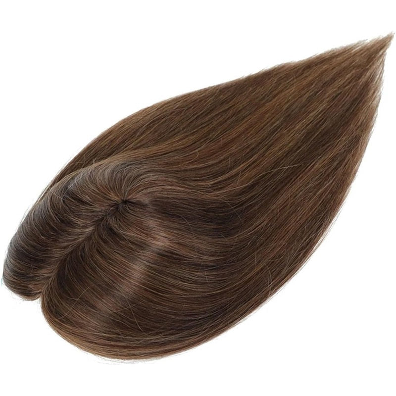 Invisible Human Hair Topper 7*10cm Base 10–18 Inch Natural Look