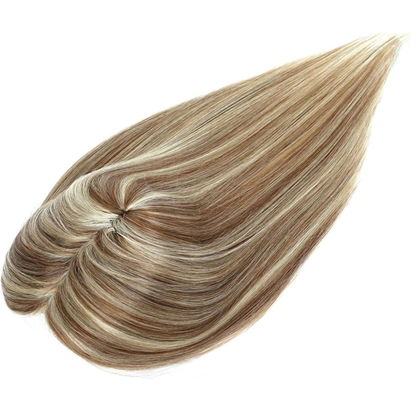 Invisible Human Hair Topper 7*10cm Base 10–18 Inch Natural Look