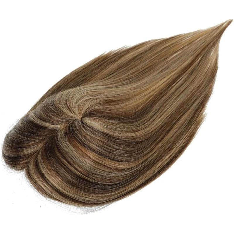 Invisible Human Hair Topper 7*10cm Base 10–18 Inch Natural Look