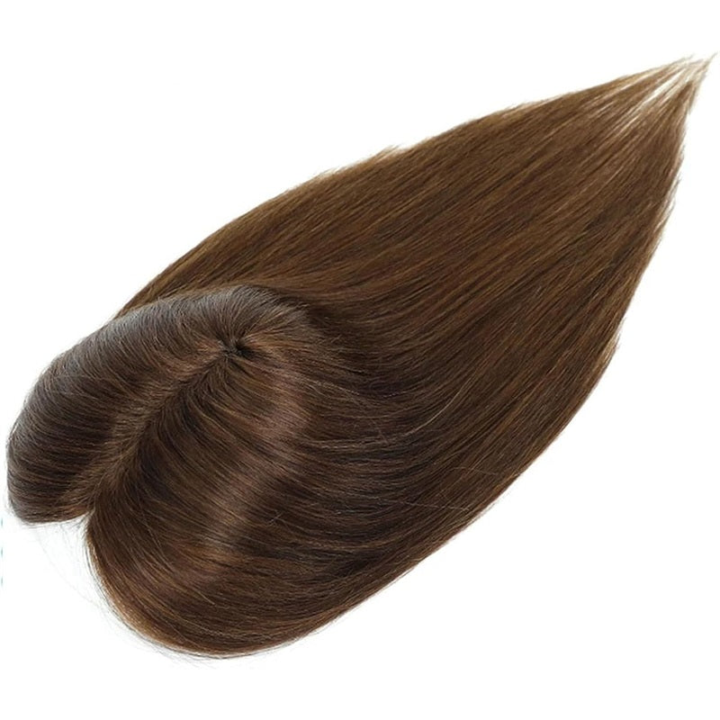 Invisible Human Hair Topper 7*10cm Base 10–18 Inch Natural Look