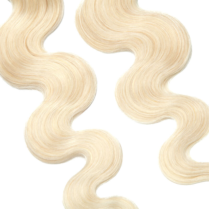 Bleach White tape-in hair extensions