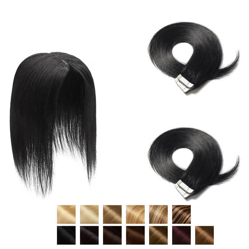 human hair tape in extensions