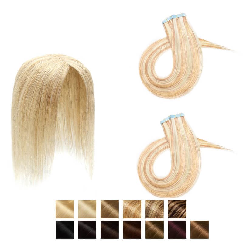 human hair tape in extensions