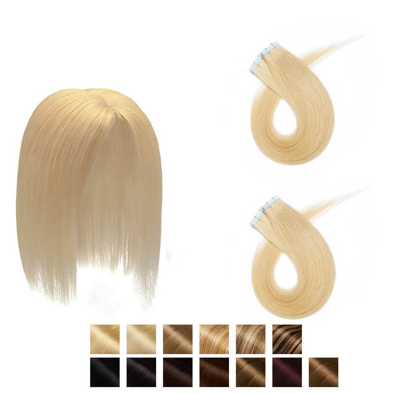 human hair tape in extensions