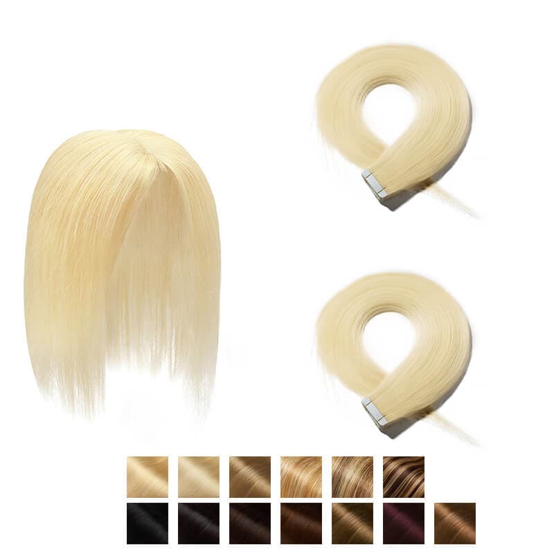 human hair tape in extensions