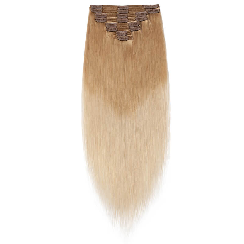 Ombre Multi Weft Clip Extensions