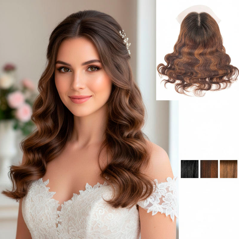 Lace Front Human Hair Wigs 13x4 Straight or Wavy Middle Parted Long Hairstyle All Shades