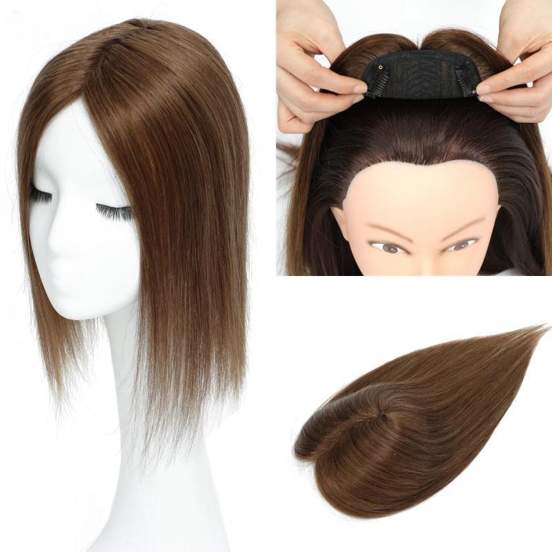 Invisible Human Hair Topper 7*10cm Base 10–18 Inch Natural Look