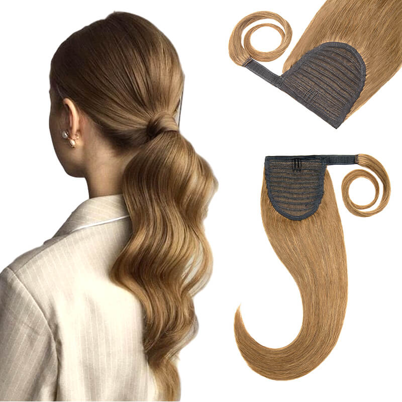 Versatile Blonde Ponytail Hair Extension
