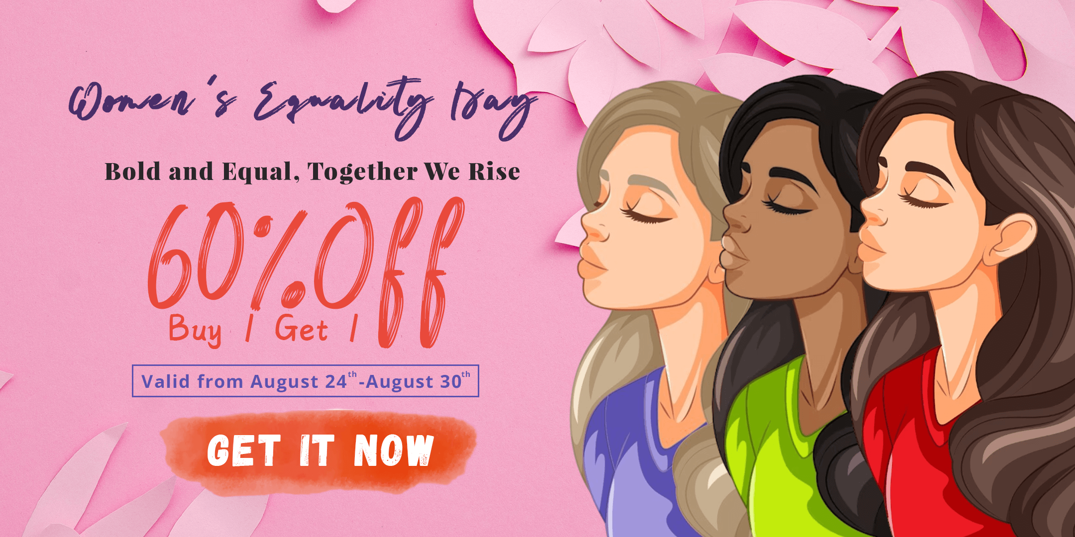 bold and equal, together we rise