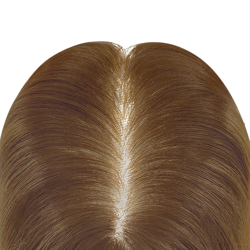 Dahlia ︳Natural Straight 6X8" Human Hair Topper Full Lace All Shades