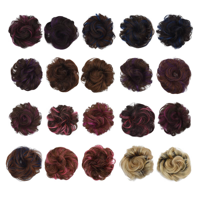 Variety of Scrunchies Hair Pieces