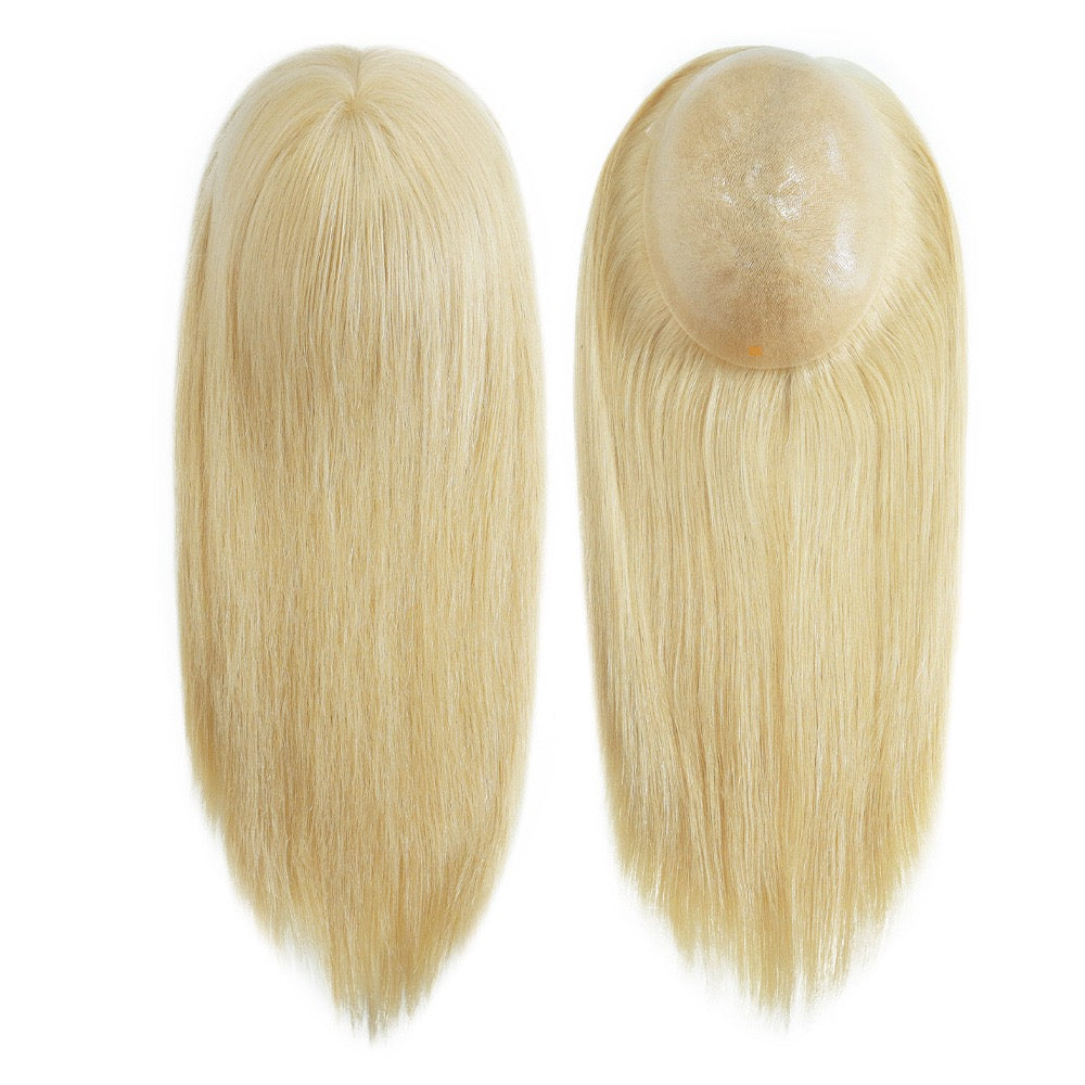 Patchs de cheveux en dentelle 2x2 pouces, remplacement pour l'alopécie areata