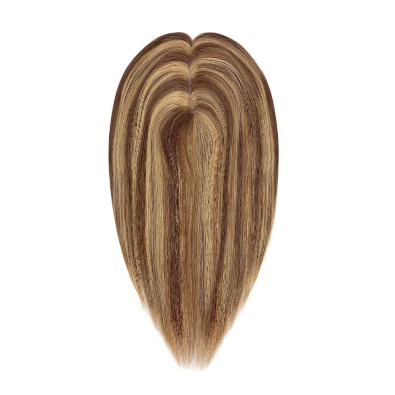 caramel highlights hair topper