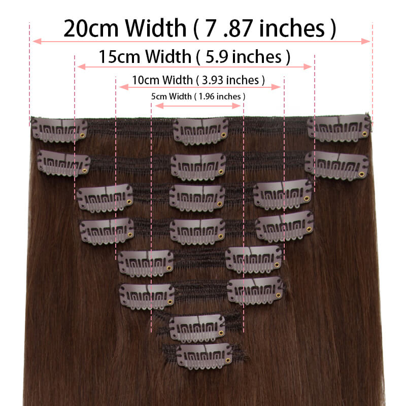 human hair clip on extensions
