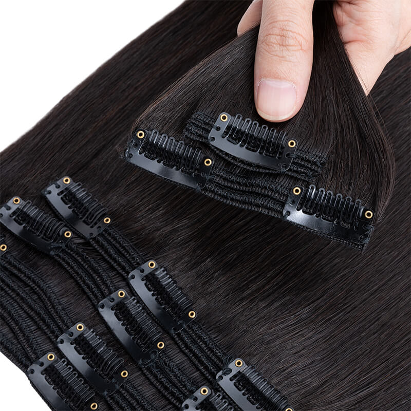 black clip in hair extensions