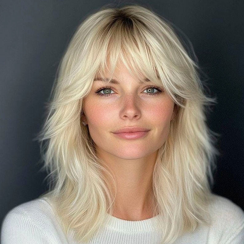 Blonde Ombre Topper | Mono Hair Topper | E-LITCHI Hair