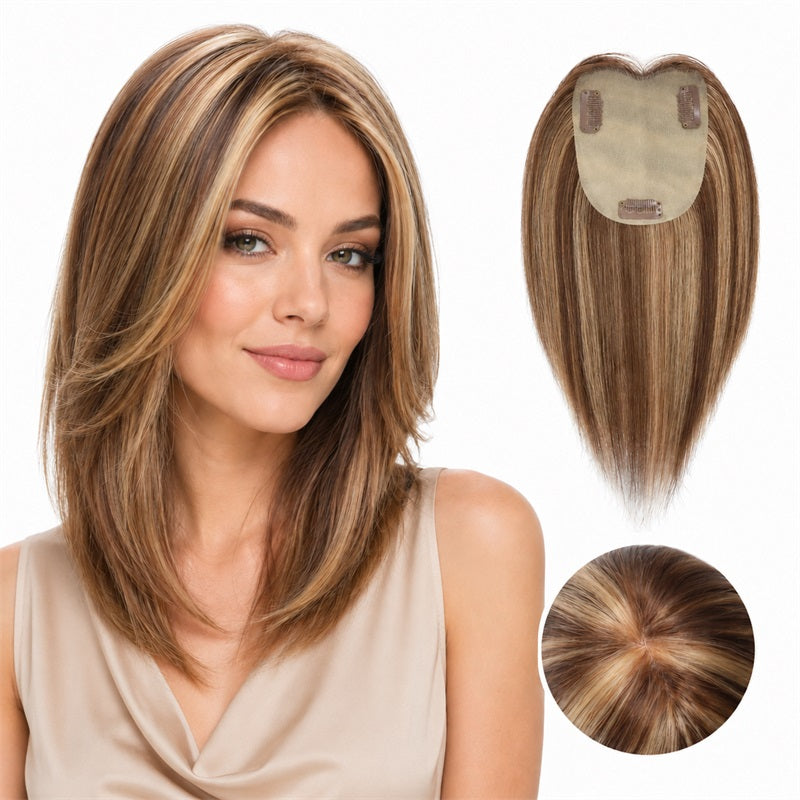 #color_medium brown highlighted dark blonde