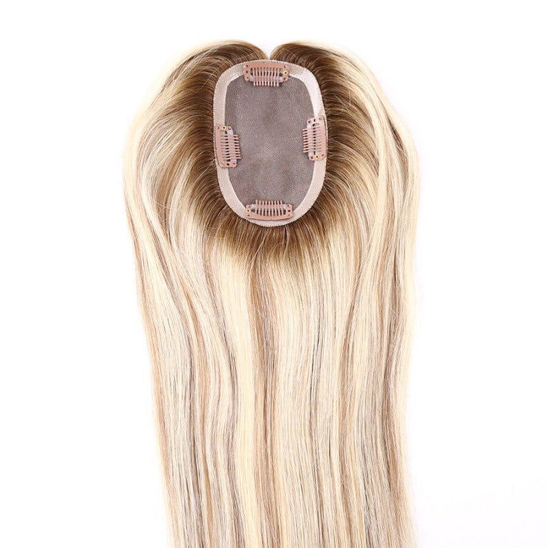 3.5x5 inch mono base hair toppers