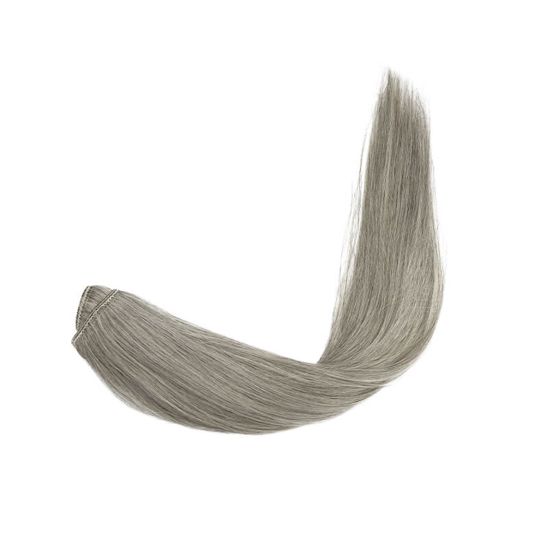Salt Pepper Extension | Human Hair Extension | E-LITCHI Hair