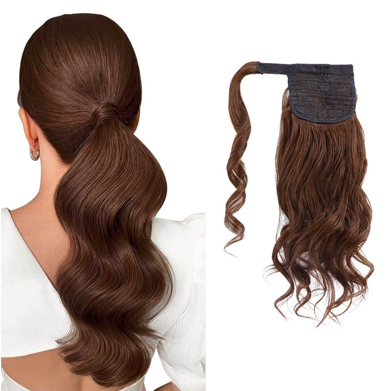 human hair ponytail