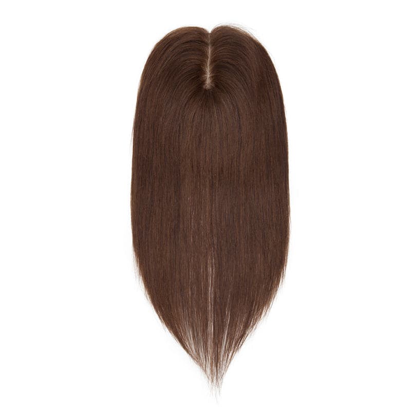 Susan ︳Medium Brown Human Hair Topper For Women Thinning Crown 10*12cm Silk Base E-LITCHI