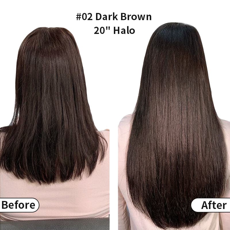 halo hair extensions for thin hair