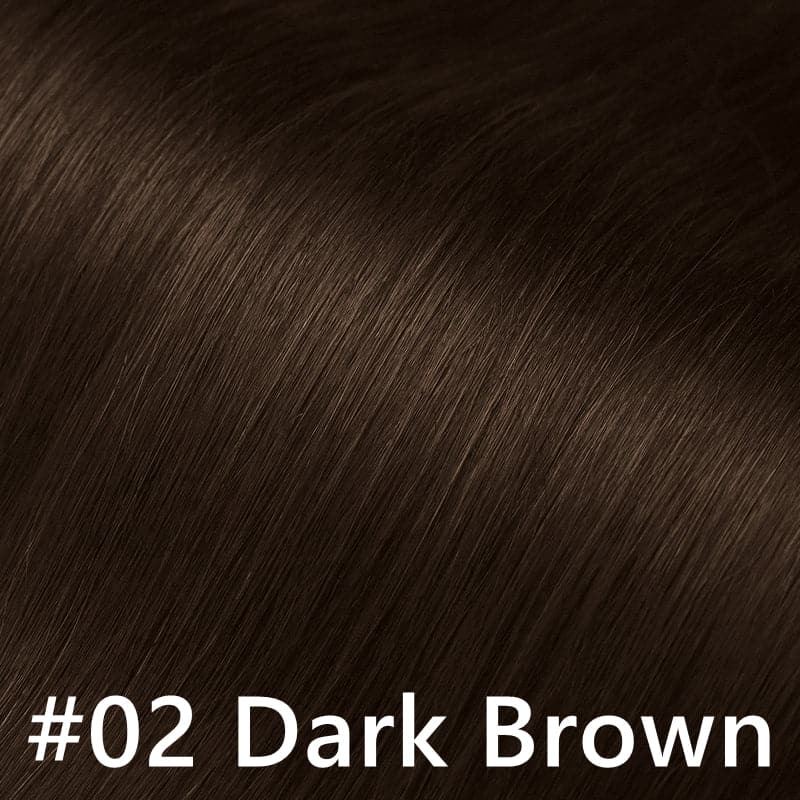 Brown Human Hair Color Swatch - Dark Brown Medium Brown Light Brown E-LITCHI Hair