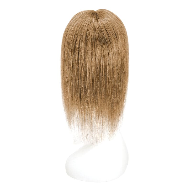 Lace Human Hair Topper 19*19cm Base For Hair Loss Black Brown Blonde All Shades