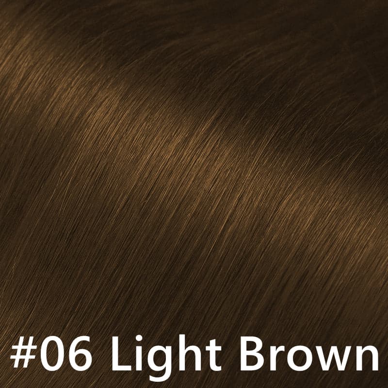 Brown Human Hair Color Swatch - Dark Brown Medium Brown Light Brown E-LITCHI Hair