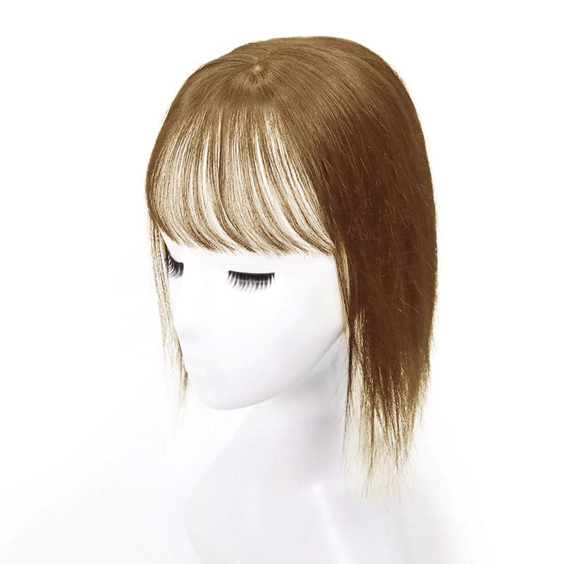 Susan ︳Light Brown Human Hair Topper With Bang For Women Thinning Crown 10*12cm Base E-LITCHI