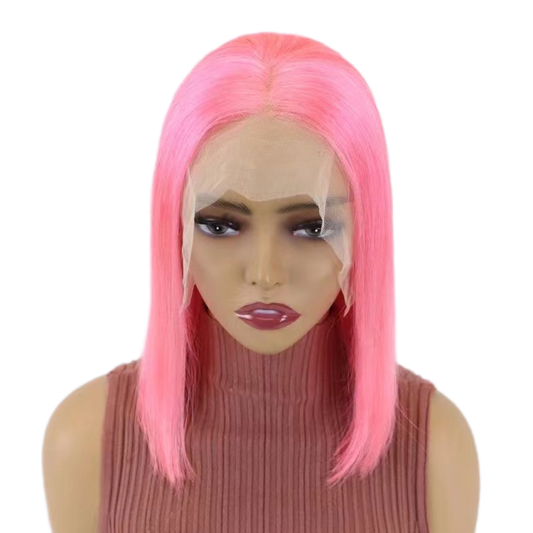 pink wig