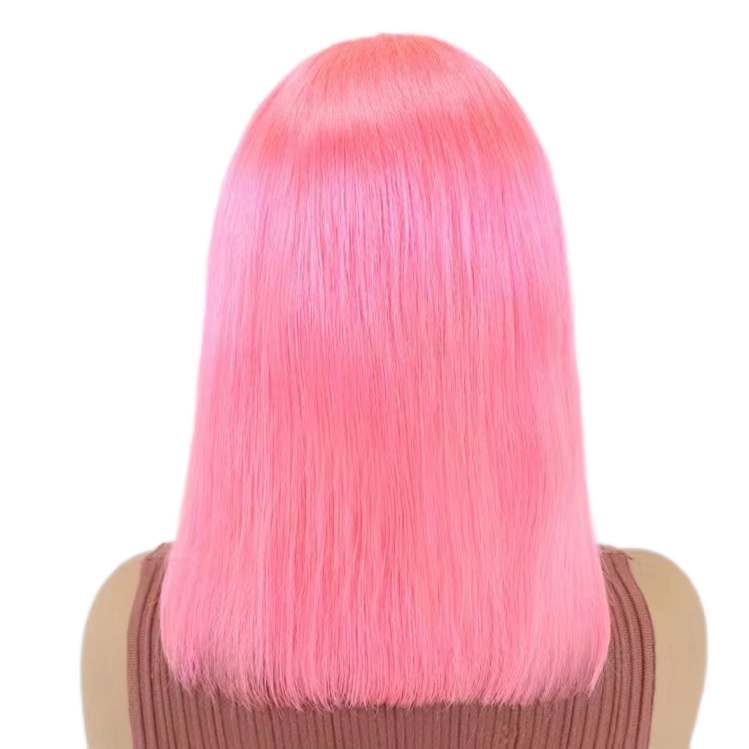 pink wig