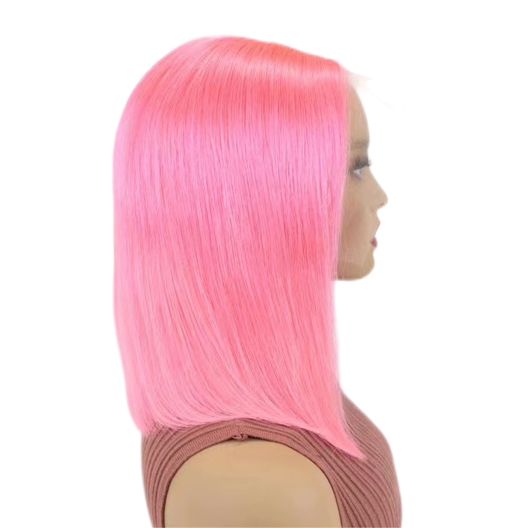 pink wig