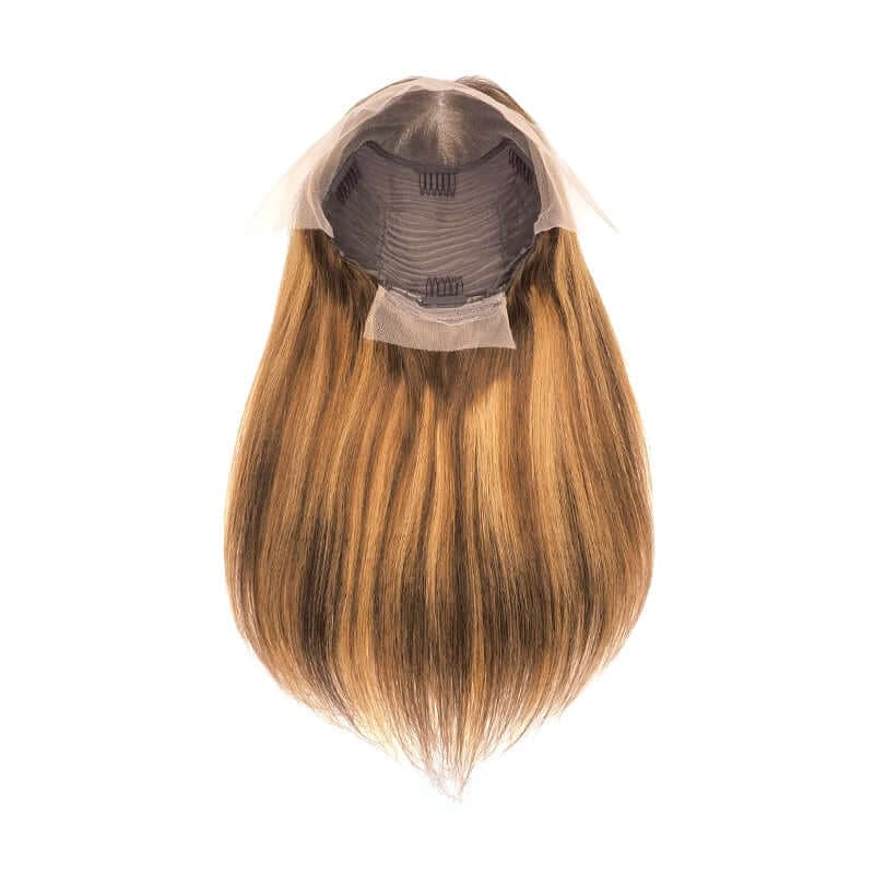 Echthaar-Perücken mit Spitzenfront, 13 x 4, gerade oder gewellt, Mittelscheitel, lange Frisur, alle Farbtöne