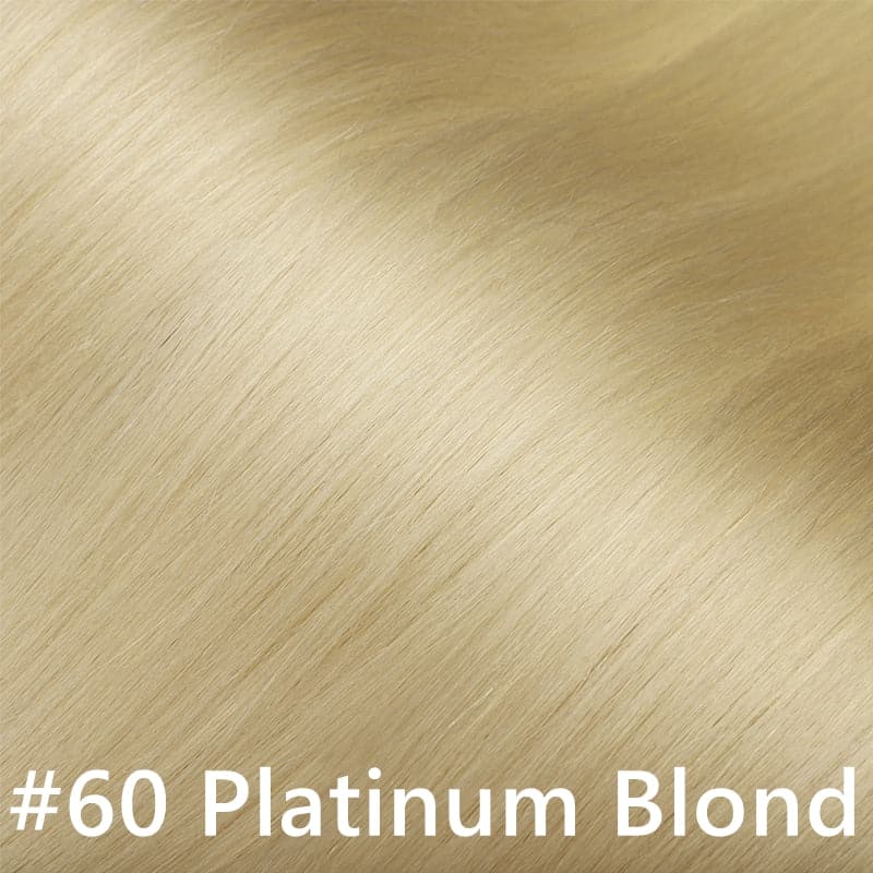 Blonde Human Hair Color Swatch - Natural Blonde Platinum Blonde Bleach Blonde E-LITCHI Hair