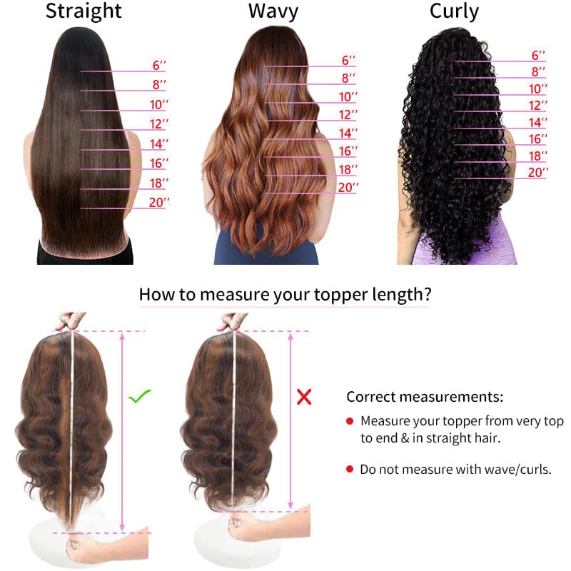 hair size chart