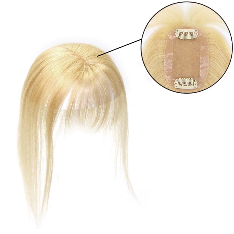 blonde human hair toppers