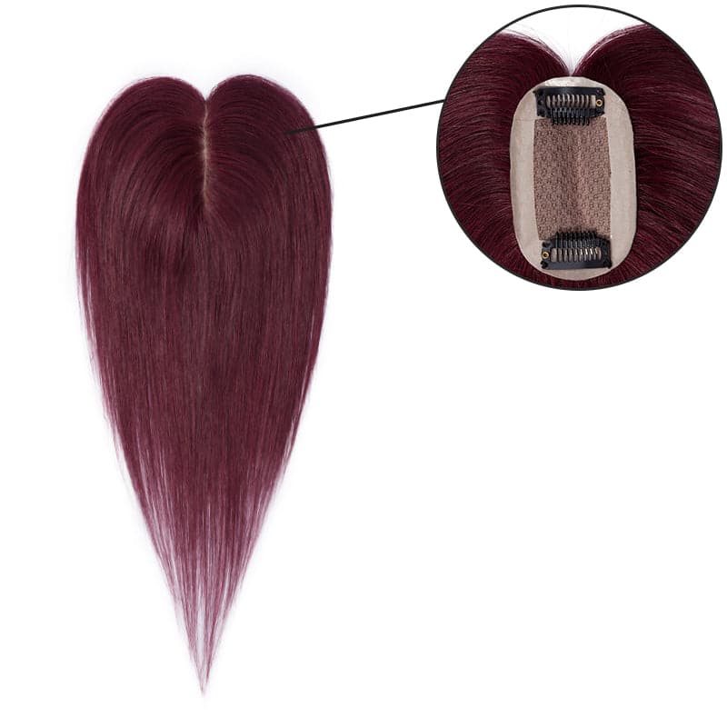 E-litchi human hair toppers