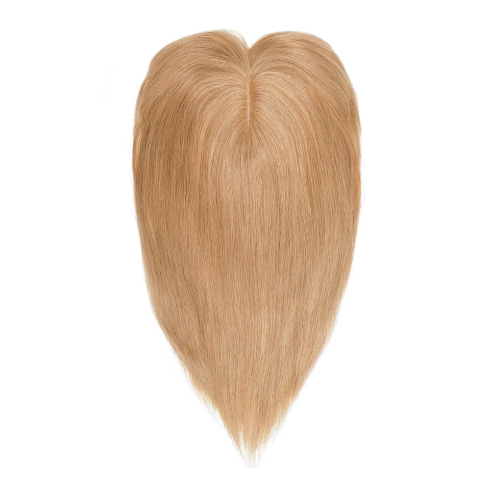 Human Hair Topper With Bangs For Women Hair Loss 13*13cm Silk Base All Shades