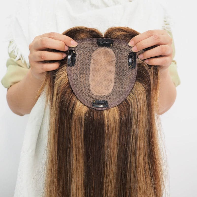 hair topper with side bangs