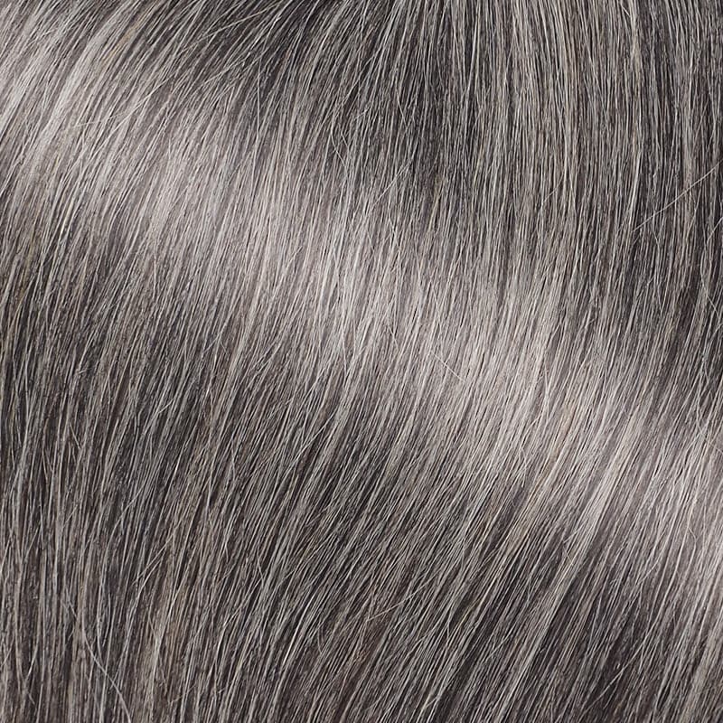 Grey Human Hair Color Swatch - Grey & Mixed Grey Series E-LITCHI Hair