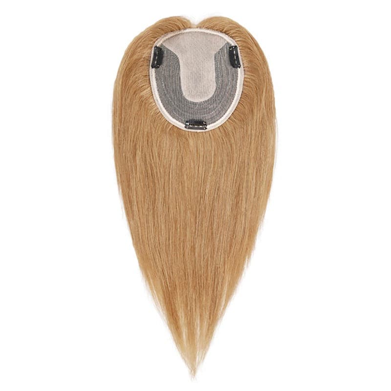 Blonde 13*15cm Silk Base Human Hair Topper