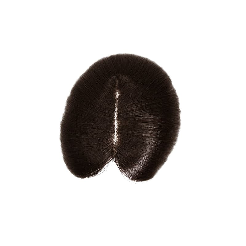 Brown 13*15cm Silk Base Human Hair Topper E-LITCHI