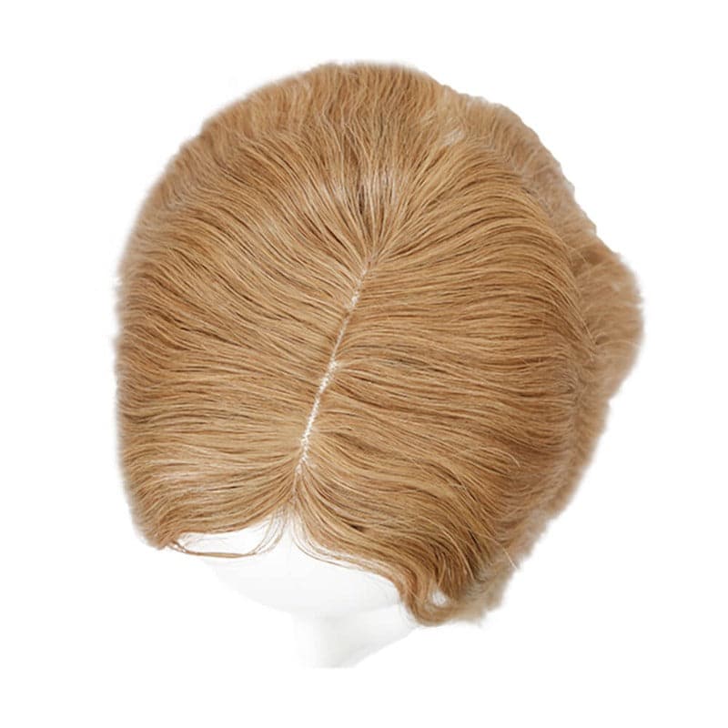 Susan ︳Wavy Human Hair Topper For Thinning Crown 10*12cm Silk Base Dark Blonde